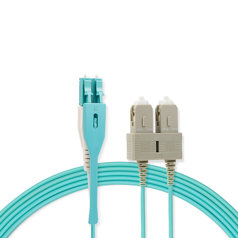 2m LC UPC to SC UPC Push-Pull Uniboot Duplex OM3  Multimode  LSZH 2.0mm Fiber Optic Patch Cabl
